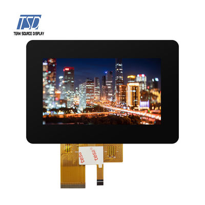 Module RVB 24bits d'affichage de TFT LCD en verre de 4,3 de pouce 800*480 IPS de résolution