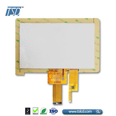 7 interface capacitive de l'éclat RVB du module 800x480 800cd/M2 de TFT LCD