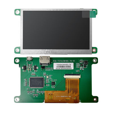 Pouce ST7262E43 de l'affichage 4,3 de TFT LCD de résolution de l'interface 800x480 de HDMI