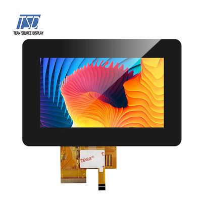 Affichage de l'interface 280nits TFT LCD de RVB avec la résolution de pouce 480x272 de PCT 4,3