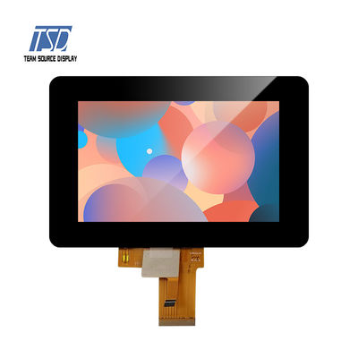 Affichage de pouce 800x480 TFT LCD de ST7262 IC 5 avec PCT 5&quot; interface 550nits de LVDS