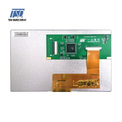 UART 7 pouces 500 Nits 800x480 TN RGB Smart LCD Module PN TSM070WVBE-32