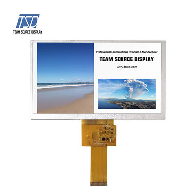 Coutume de DST lentes 800x480 PN TST070MIWN-10 du module 1000 d'affichage de 7 pouces PCT TFT LCD