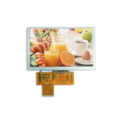 Le RVB connectent 5 l'écran de visualisation de pouce 480x272 300nits TFT LCD avec ST7257 IC
