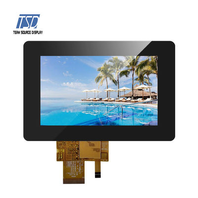 ILI5480 IC 500nits affichage 800x480 de TFT LCD de 5 pouces avec l'écran de TFT LCD d'interface de TTL