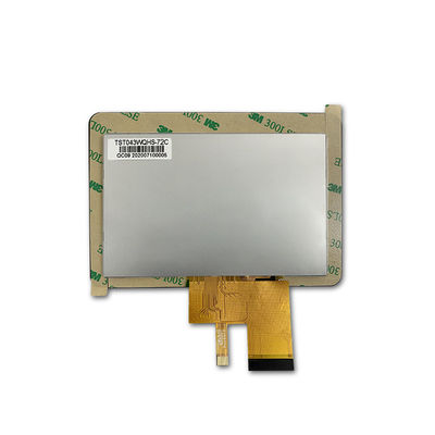 Affichage 480x272 de 4,3 IPS TFT LCD de pouce avec l'écran tactile capacitif