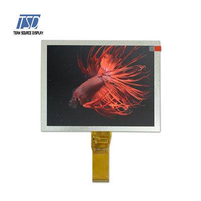interface 380nits 8&quot; de 800x600 RVB affichage de TN TFT LCD avec HX8264D02 HX8696A01 IC