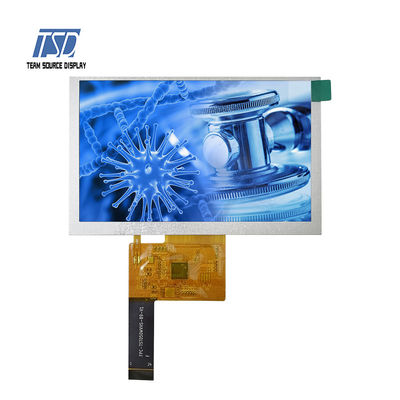 résolution 800x480 panneau d'affichage à cristaux liquides de 5 de pouce de SPI IPS d'interface